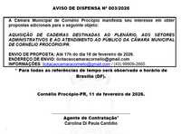 Aviso CD 003/26