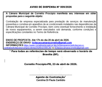 Aviso CD 009/26